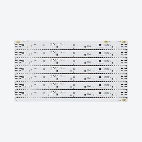 FR-4 LED PCB 1.5mm 1 Layer HASL (black)