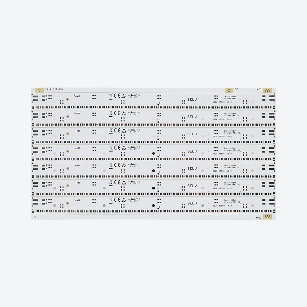 FR-4 LED PCB 1.5mm 1 Layer HASL (black)