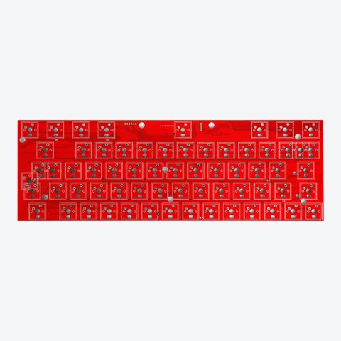 FR-4 PCB 1.0mm 2 Layer HASL (red)