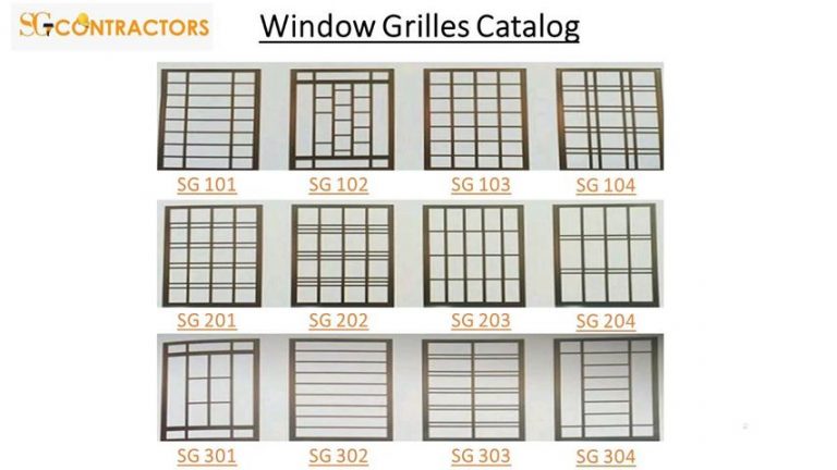 Custom Window Grilles - Window Grill Singapore™