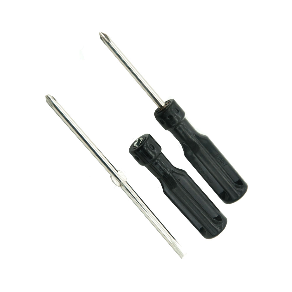 2-Way Stubby Screwdriver With Black Handle (Hex Shaft) (China)