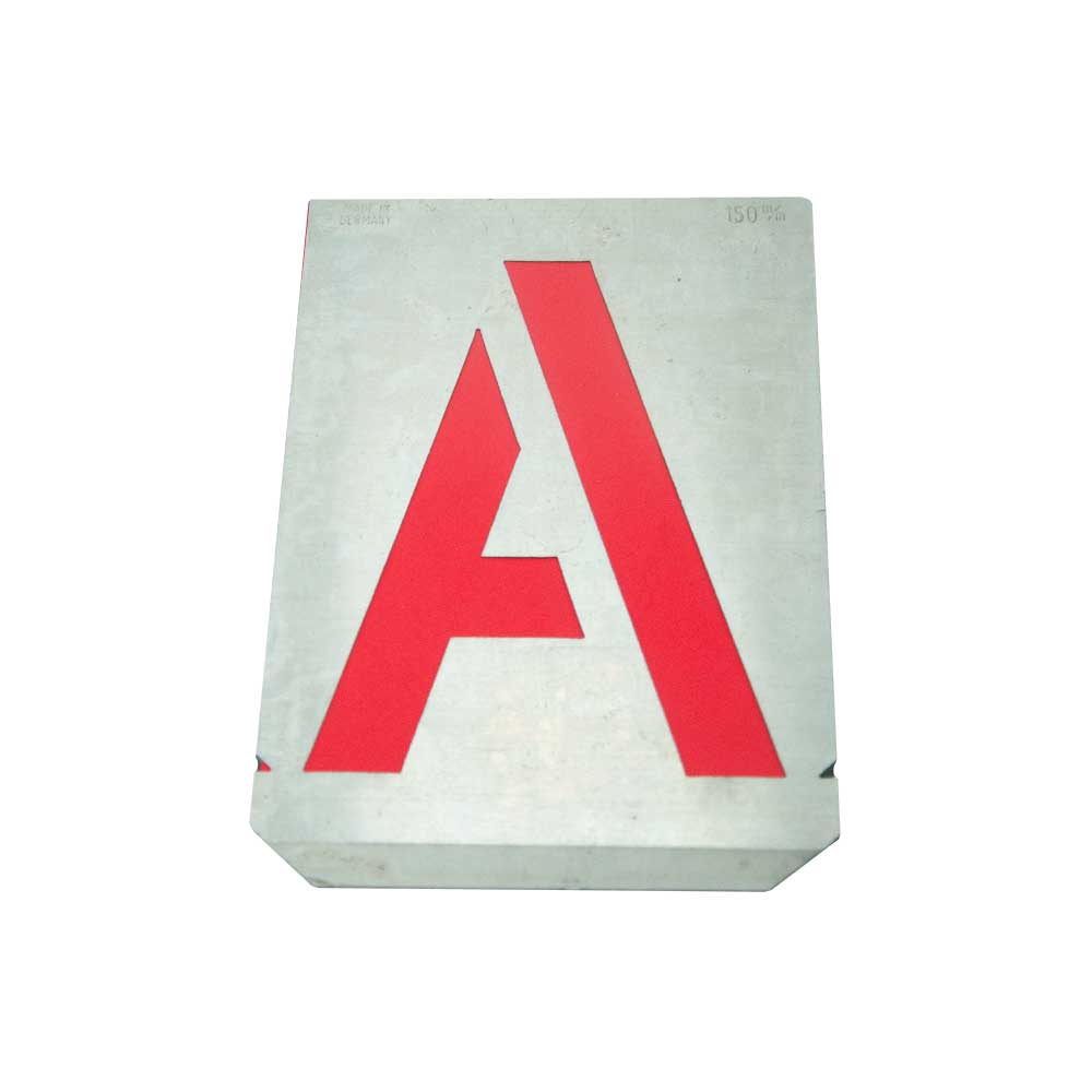 Alphabet  Zinc Stencil Board A-Z (China)
