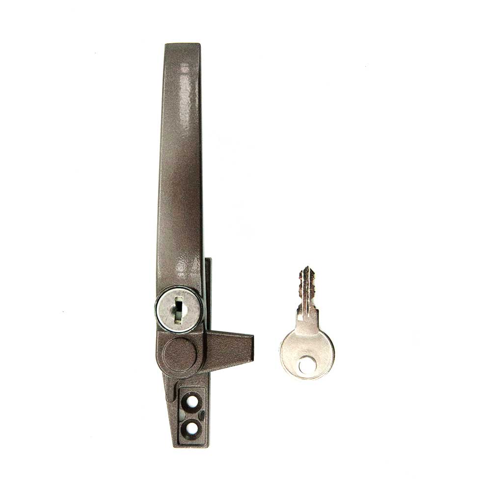 Aluminium Window Handle  With Key (Bronze)