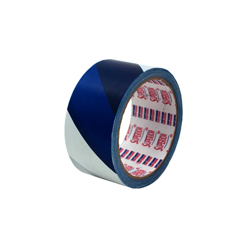 Blue / White Safety Tape