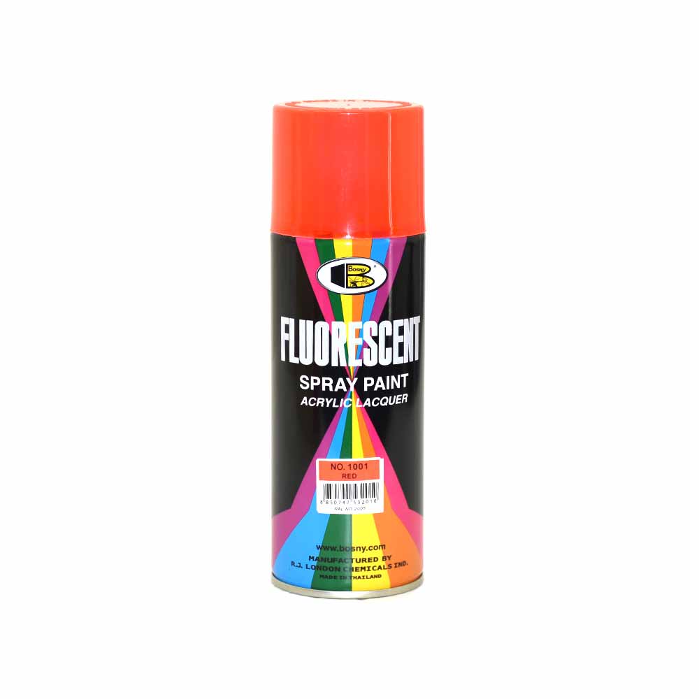 Bosny Fluorescent Spray Paint (Red)