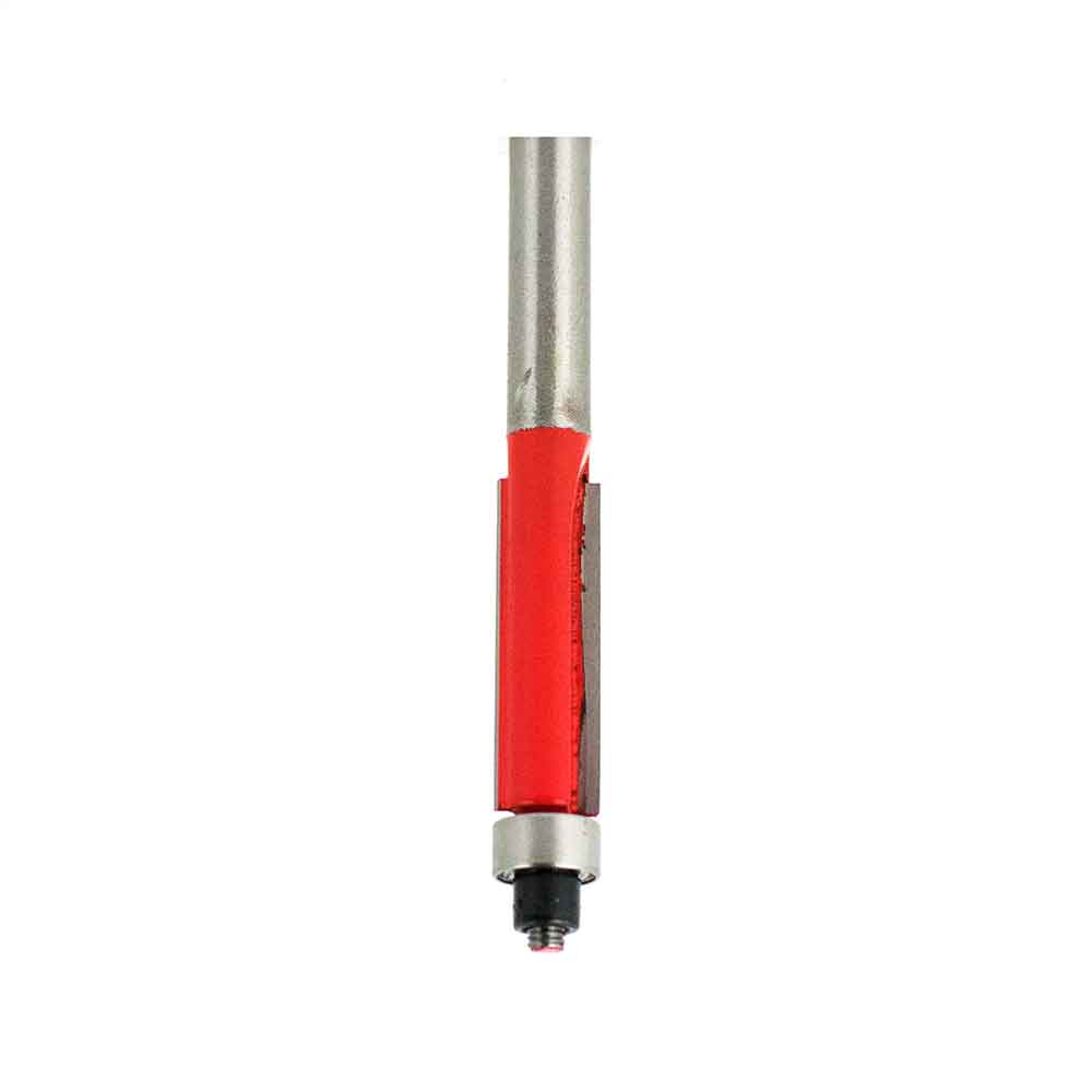 G Tech Tungesten Carbide Router Straight Bit With Bearing Guide (1/4"Inch)