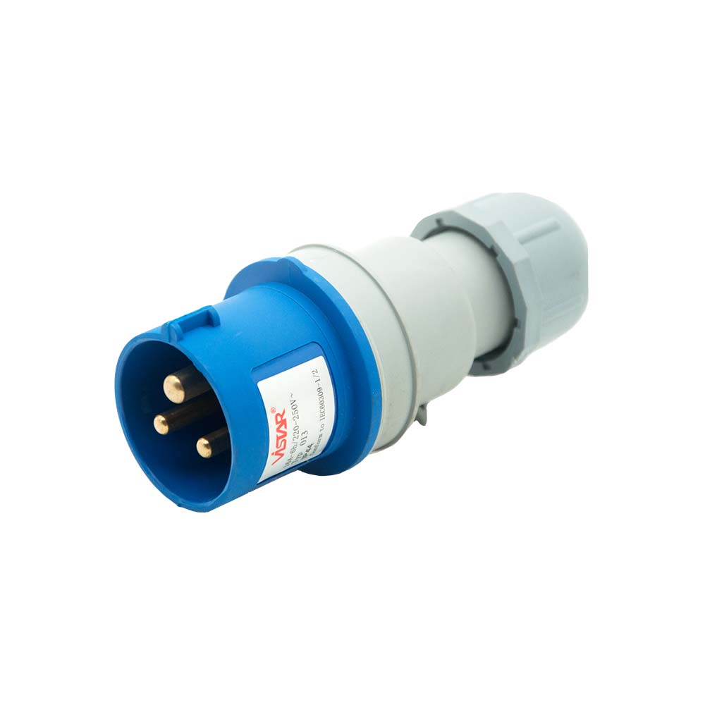 Industrial Plug (Heavy-Duty) (Blue)