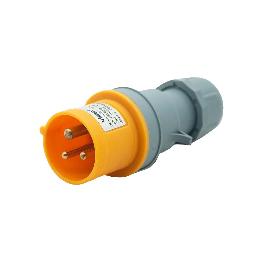 Industrial Plug (Heavy-Duty) (Yellow)