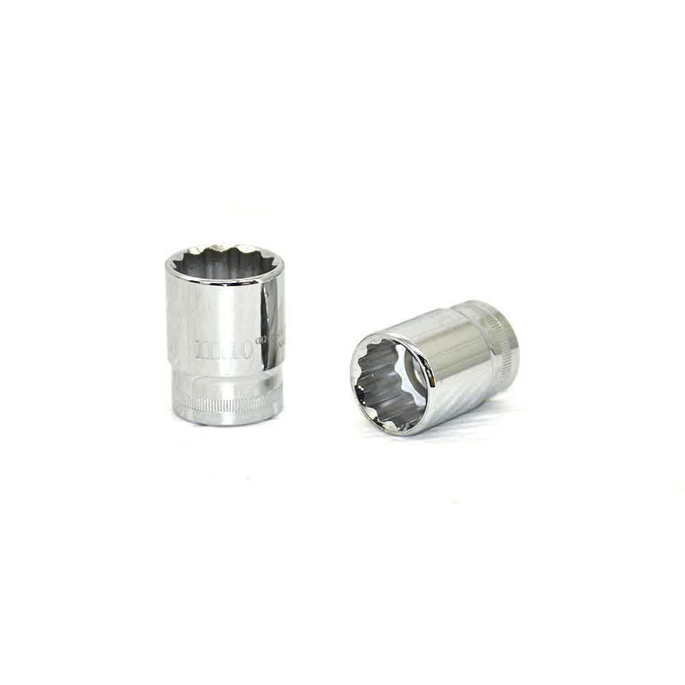 M10 1/2" DR. Standard Socket (12pt)