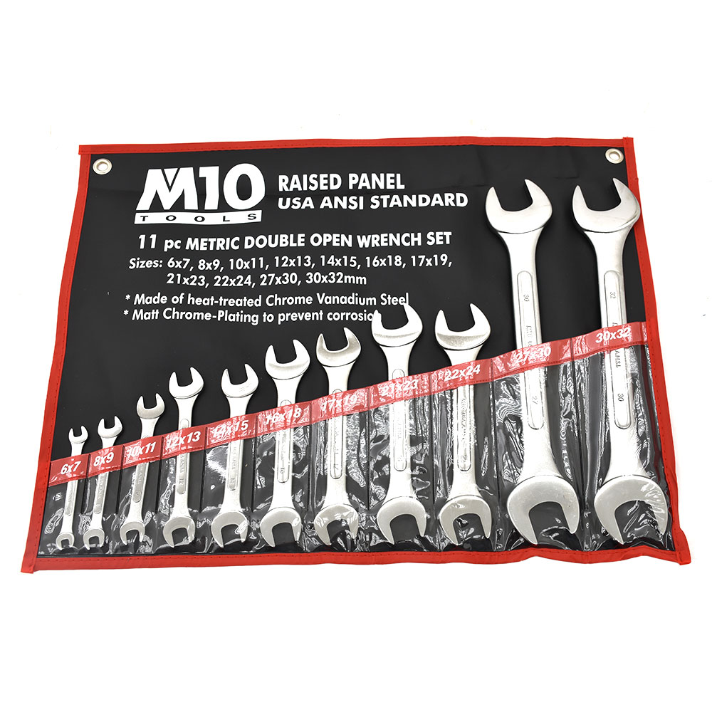 M10 Double Open End Wrench Set