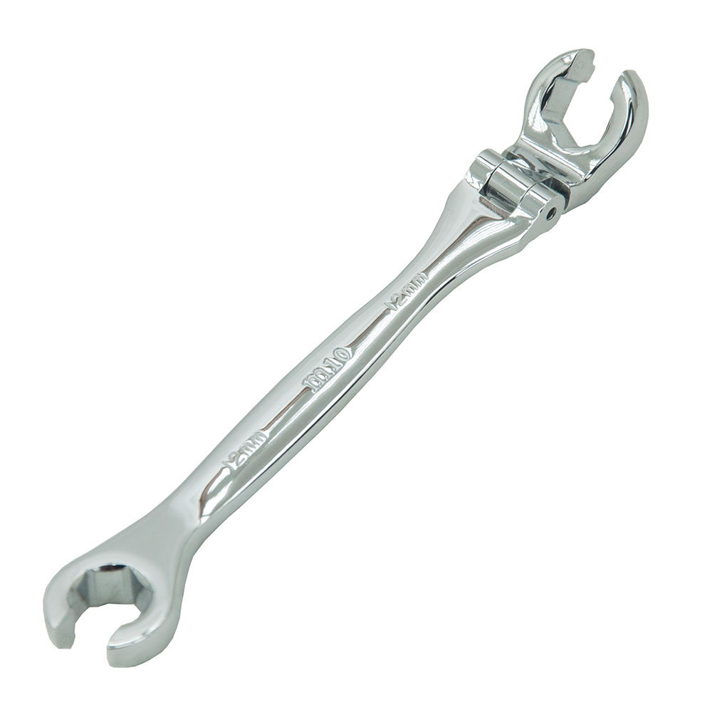 M10 Single End Flexible Flare Nut Wrench (6Pt)- (Taiwan)