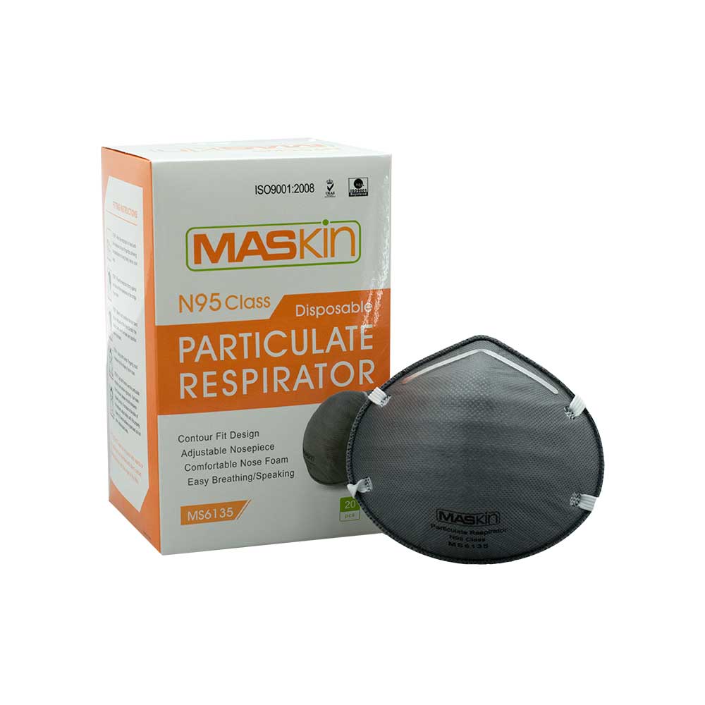 Maskin" N95 Carbon Dust Disposable Particulate Respirator