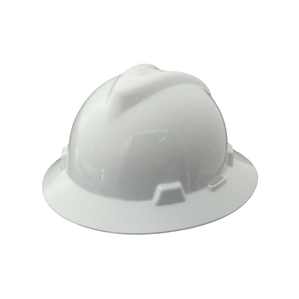 MSA Full Brim Hard Hat (White)
