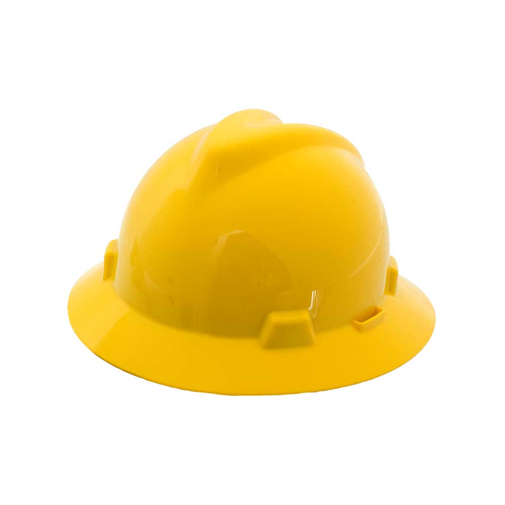 MSA Full Brim Hard Hat (Yellow)