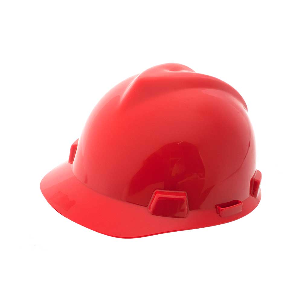 MSA Safety Helmet (V - Guard Hard Cap) (Red)