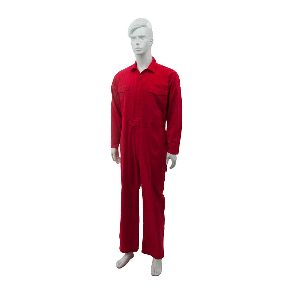 Normal Cotton Coverall (Red)