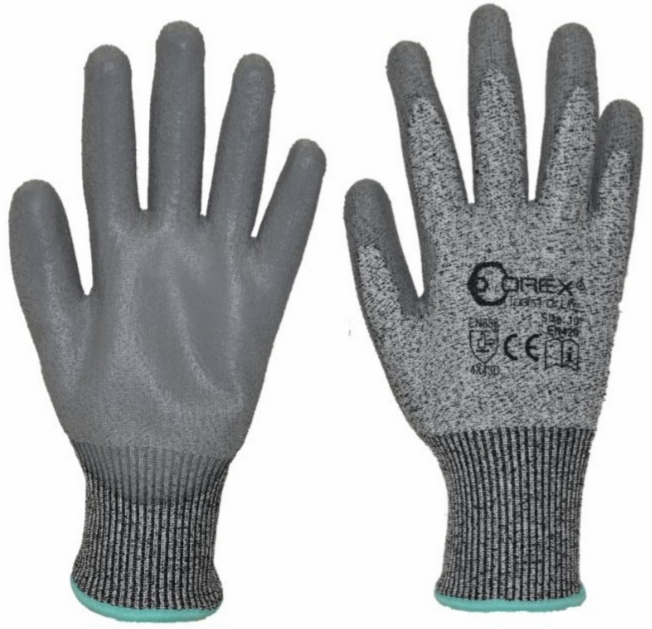 OREX Safety Glove with HPPE & PU Coated