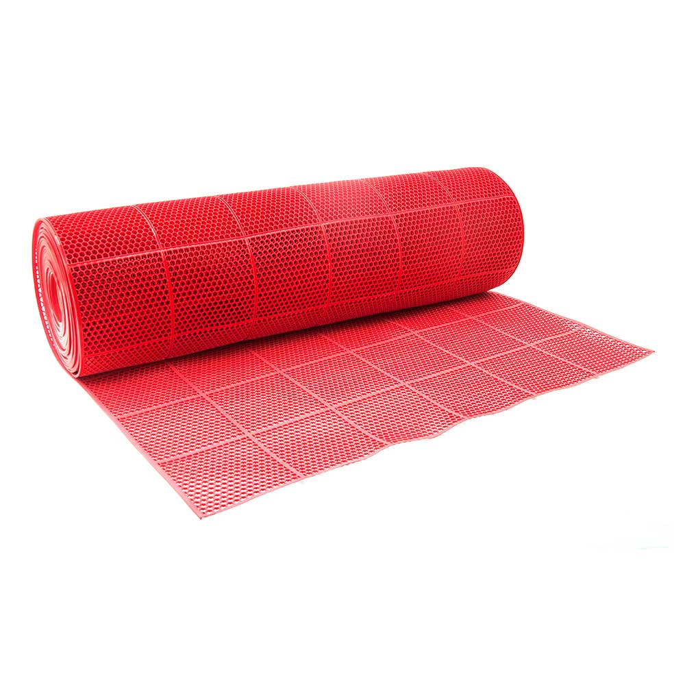 PVC Floor Mat (3 x 50feet) Red