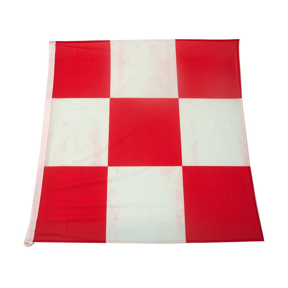 Red / White Checkered Flag (3 x 3)