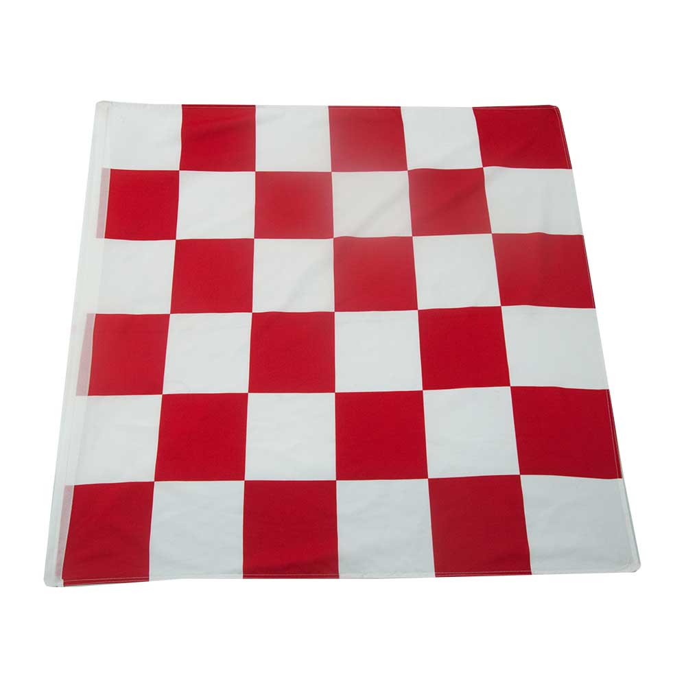 Red / White Checkered Flag (6 x 6)