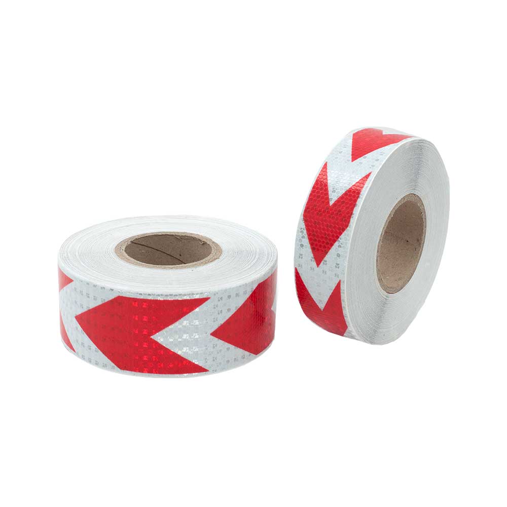 Red / White Reflective Adhesive Tape (Arrow Strip)