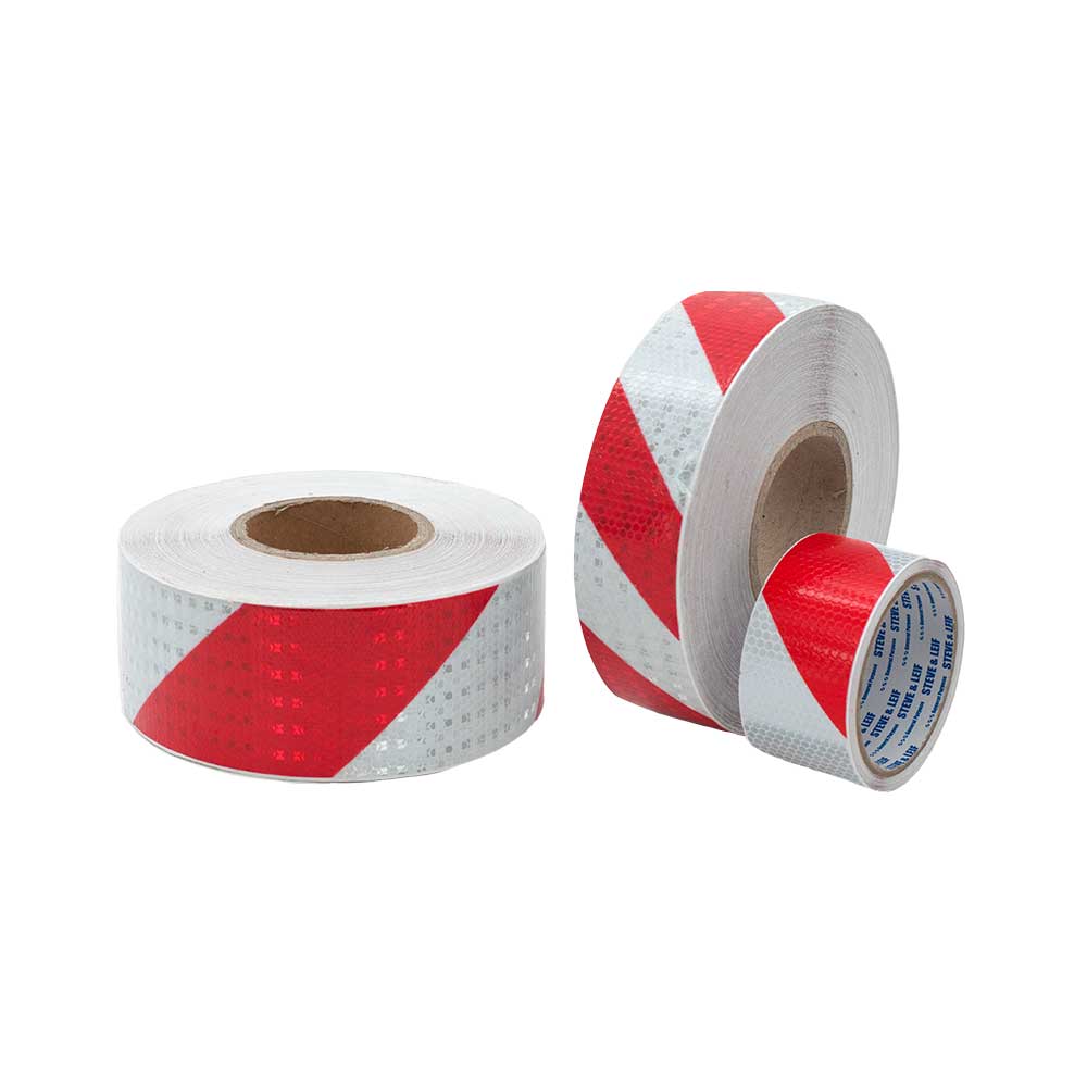 Red / White Reflective Adhesive Tape (Strip)