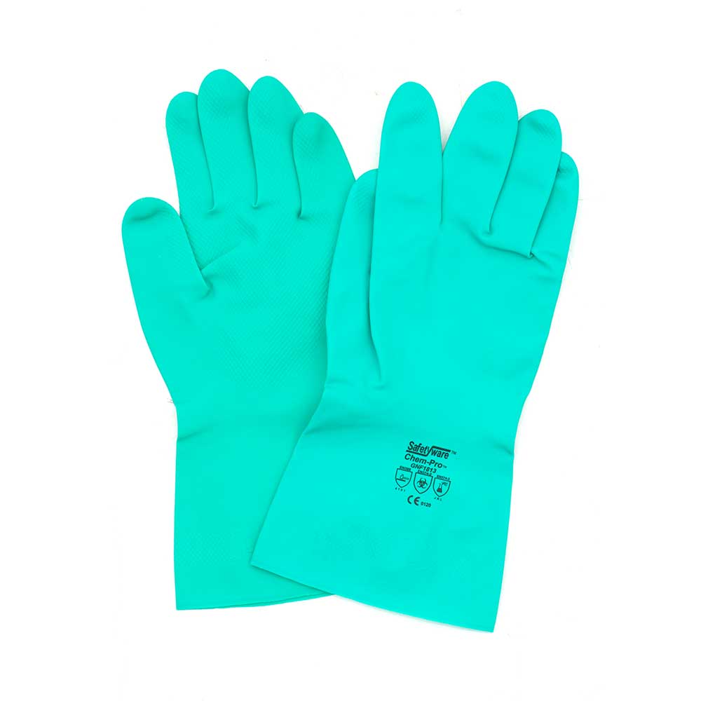 Safetyware Nitrile Glove 18mil - L