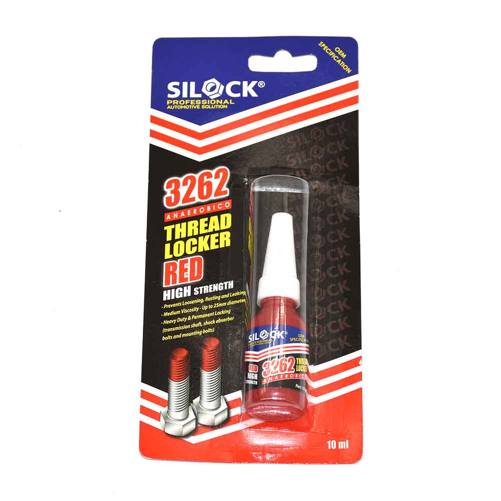 Silock 3262 Thread Locker (Red) High Strength