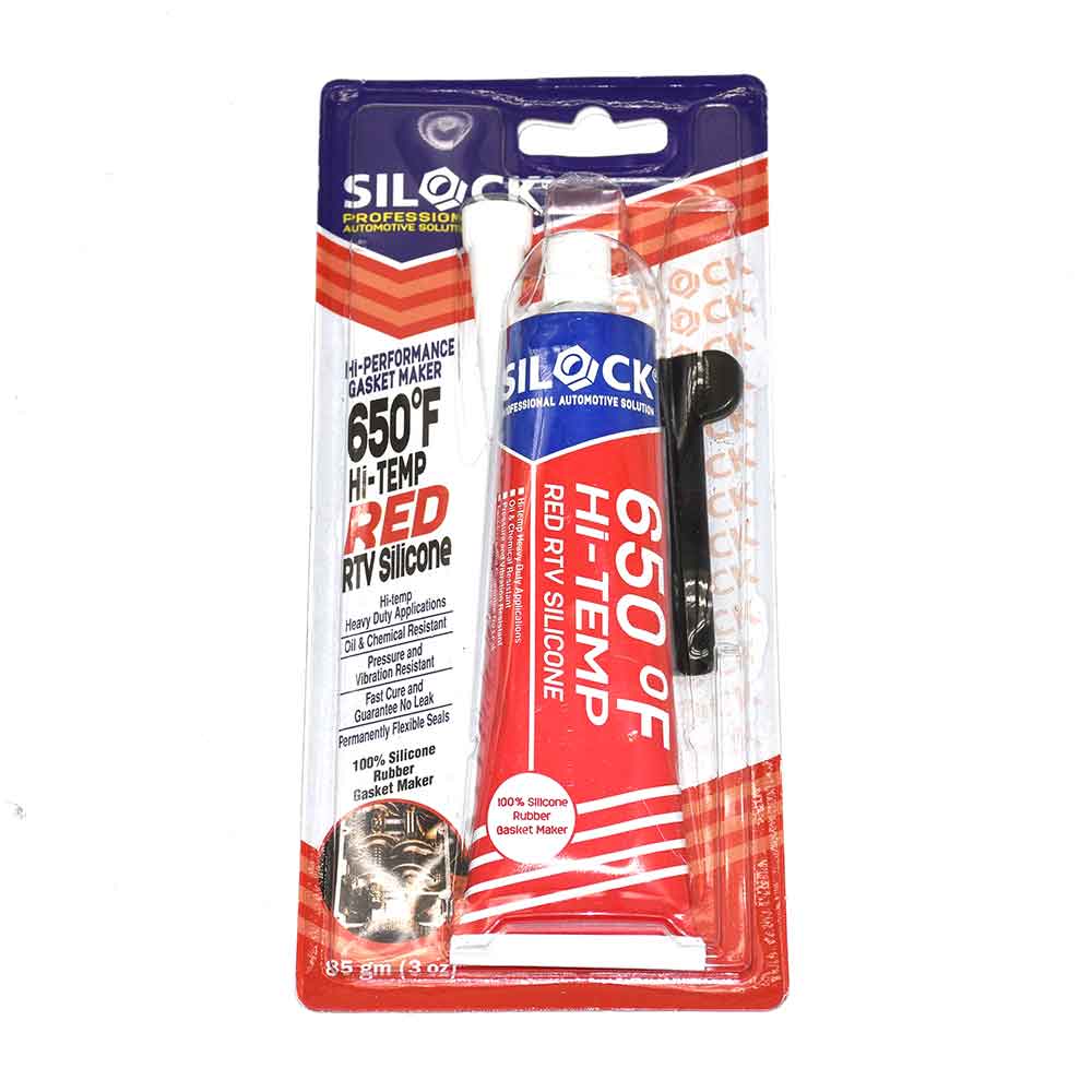 Silock Hi-Temp 650ºF Red RTV Silicone