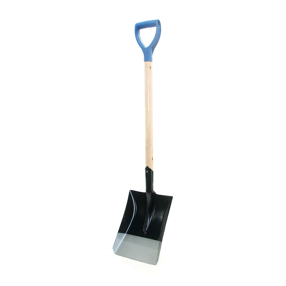Square Shovel With PVC D Handle