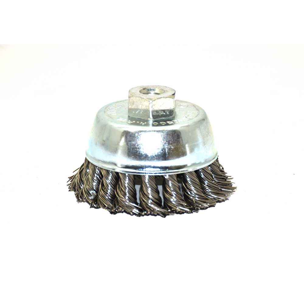 Stainless Steel Twisted Cup Brush (Electric)