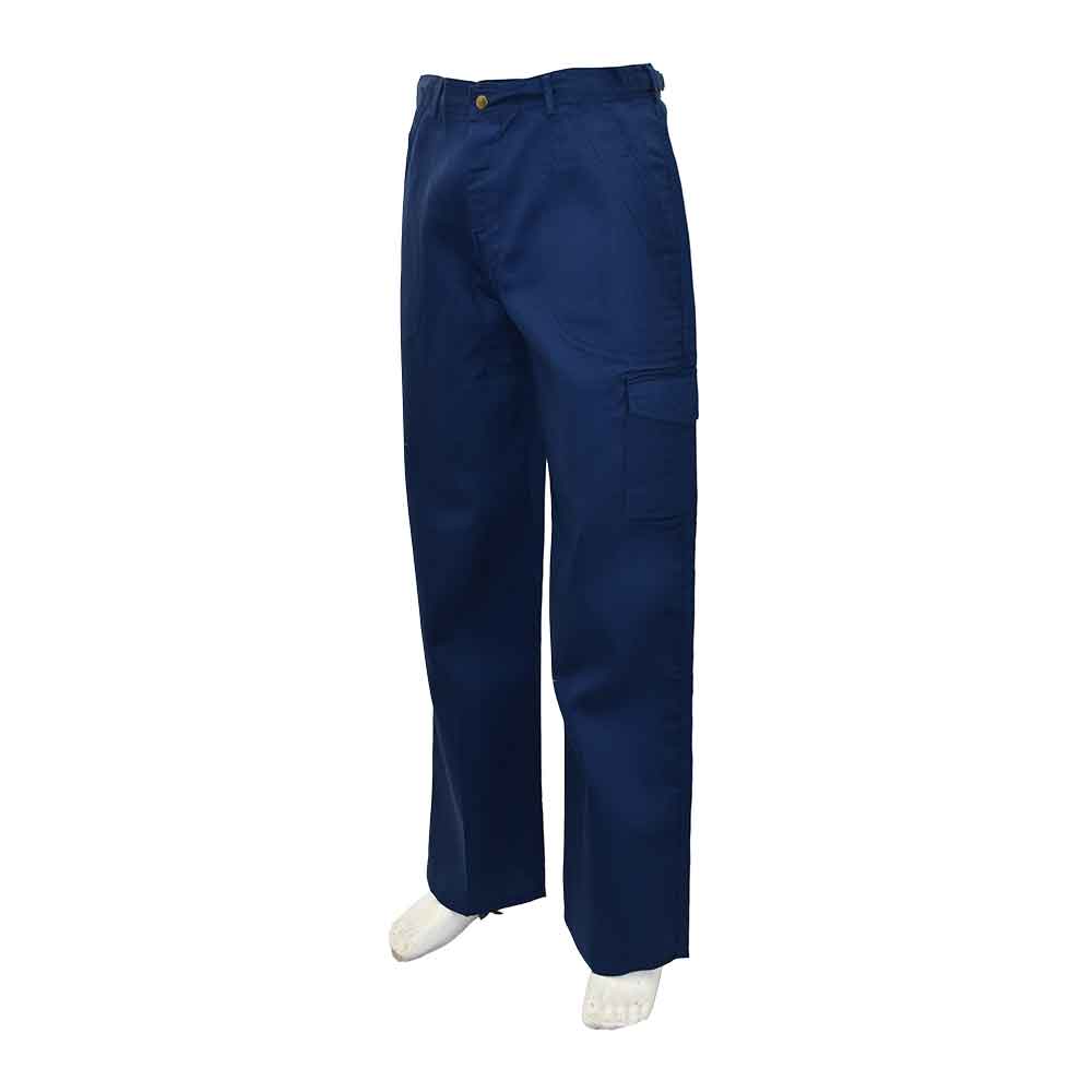 Thin Cotton Work Trousers (Blue Navy)