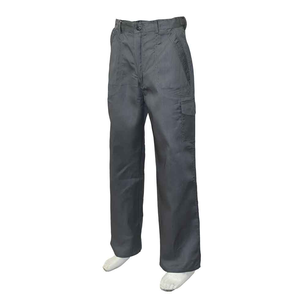 Thin Cotton Work Trousers (Grey)