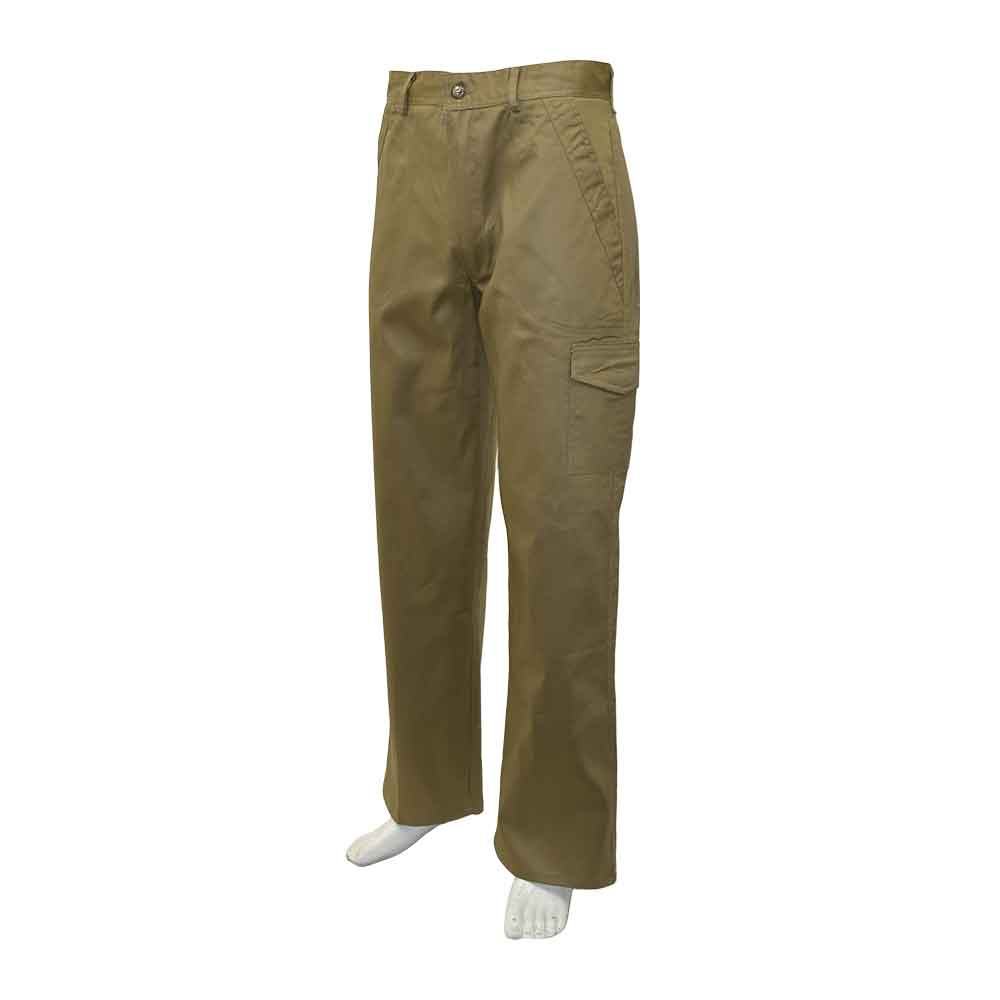 Thin Cotton Work Trousers (Khaki)