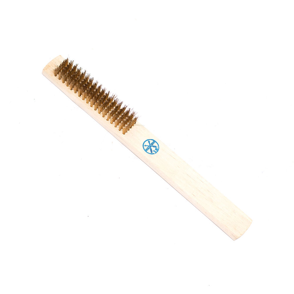 Wooden Handle Brass Brushes