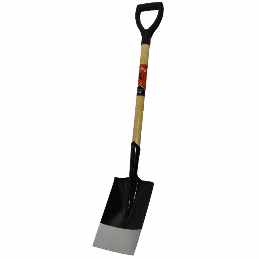 Wooden Handle Shovel (Narrow) D Handle