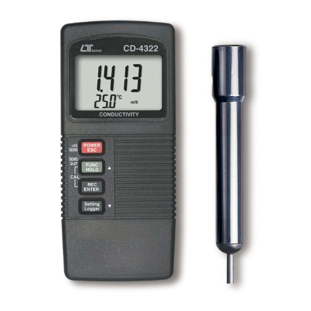 Lutron CD-4322 Conductivity Meter, ATC, Dual Displays