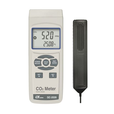 Lutron GC-2028 CO2 Meter + Temperature