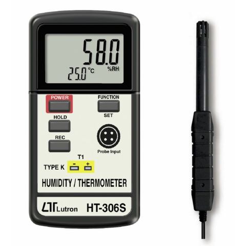Lutron HT-306S Humidity/Temp. + Type K Temp. 4in1 Meter