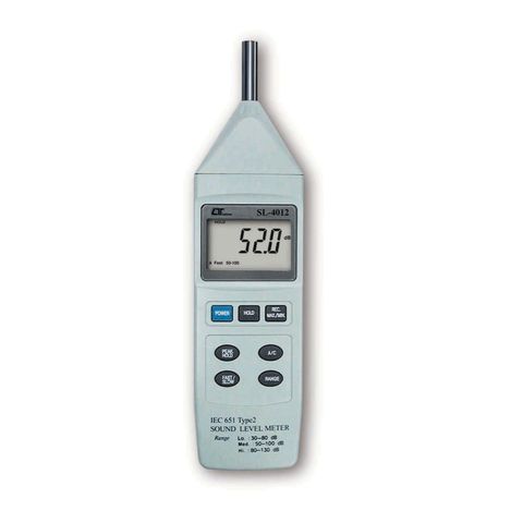 Lutron SL-4012 Sound Level Meter, Auto Range RS232/USB