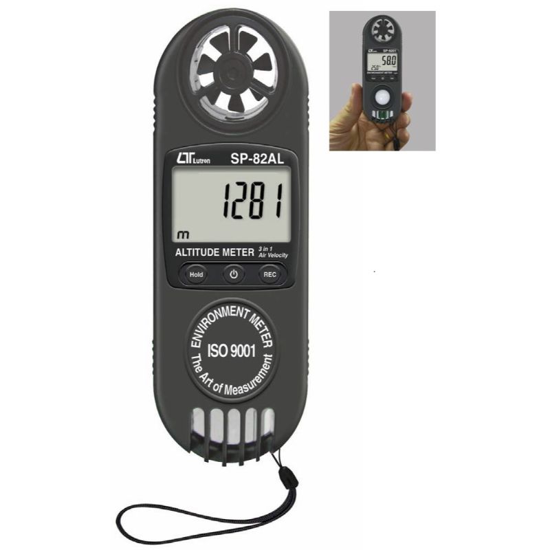 Lutron SP-82AL 3 in 1 Mini Barometer, Anemometer, Altitute Meter