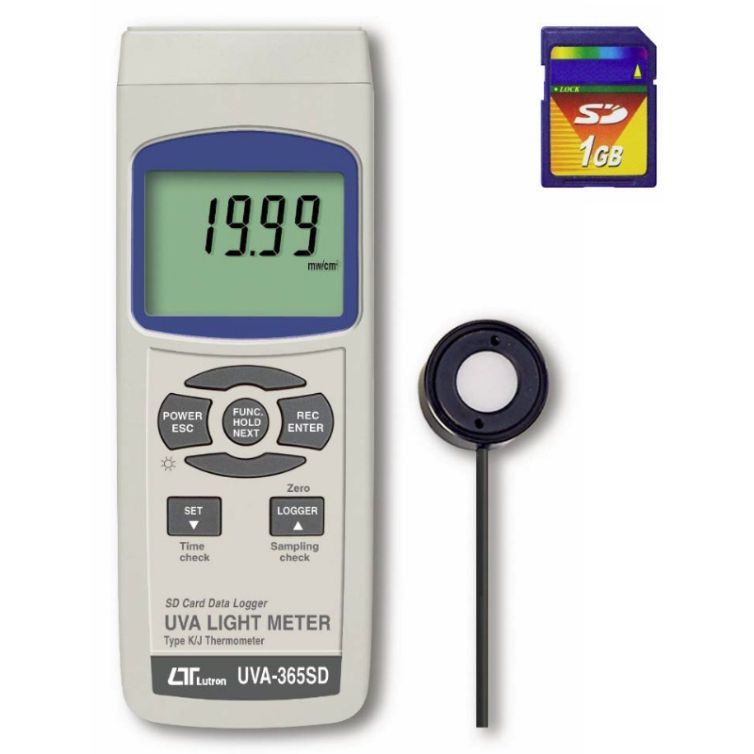 Lutron UVA-365SD UVA Light Meter, SD Card