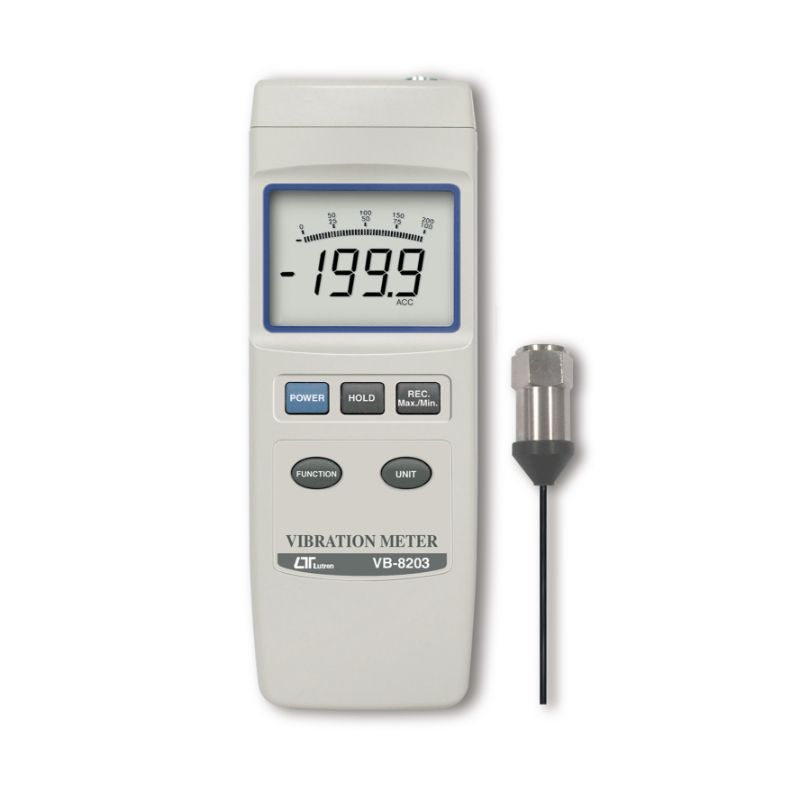 Lutron VB-8203 Vibration Meter, Logging Acc/Vel/Displacement