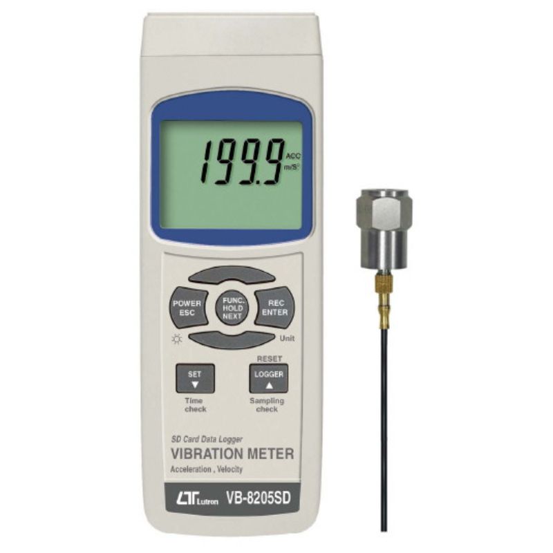 Lutron VB-8205SD Vibration Meter, Acc/Vel, SD Card