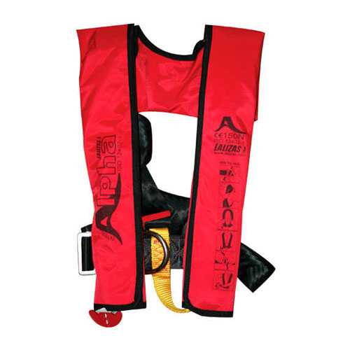 Inflatable Life Jacket Alpha 150N, CE ISO 12402–3