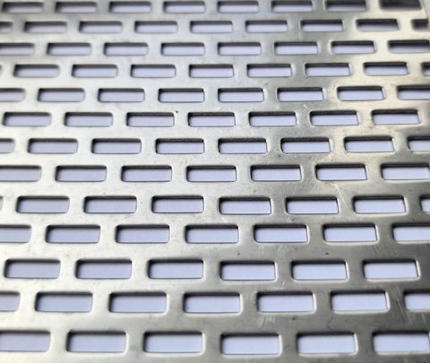SQC Perforated Sheet SS304 Rectangular Holes