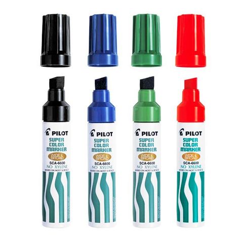 Office Supplies - Pilot Super Colour Permanent Marker Jumbo