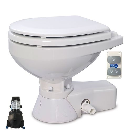 Jabsco Quiet Flush Electric Toilet 37245-3092