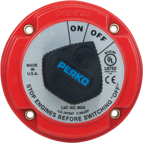 Perko Medium Duty Main Battery Disconnect Switch 9603