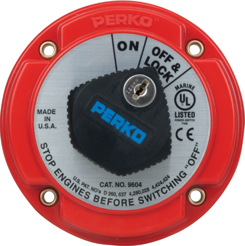 Perko Medium Duty Main Battery Disconnect Switch 9604